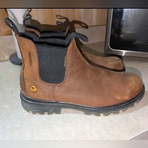 Wolverine Men's Tan Leather Slip-On Boots